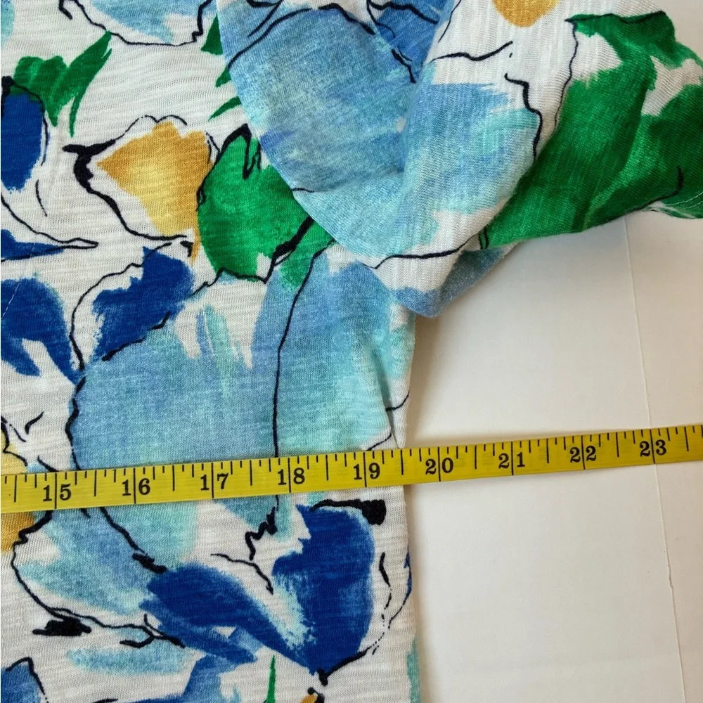 Women’s CHICOS Floral Blouse Large - Picture 5 of 6